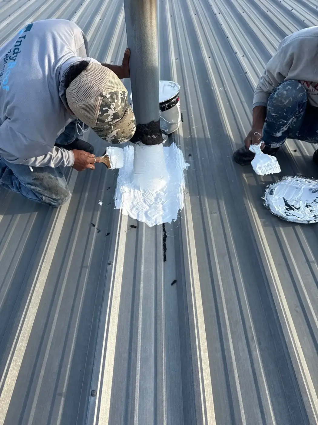 Membrane repair completed in Jamestown